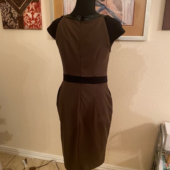 Brown and Black Body Con - Picture 2 of 2